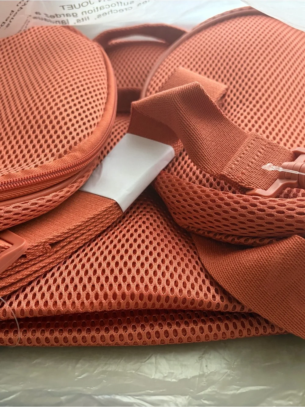 Victoria's Secret Coral Mesh Tote Bag
